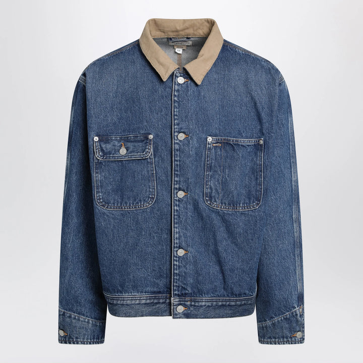 Polo Ralph Lauren - Blue denim jacket with ribbed collar
