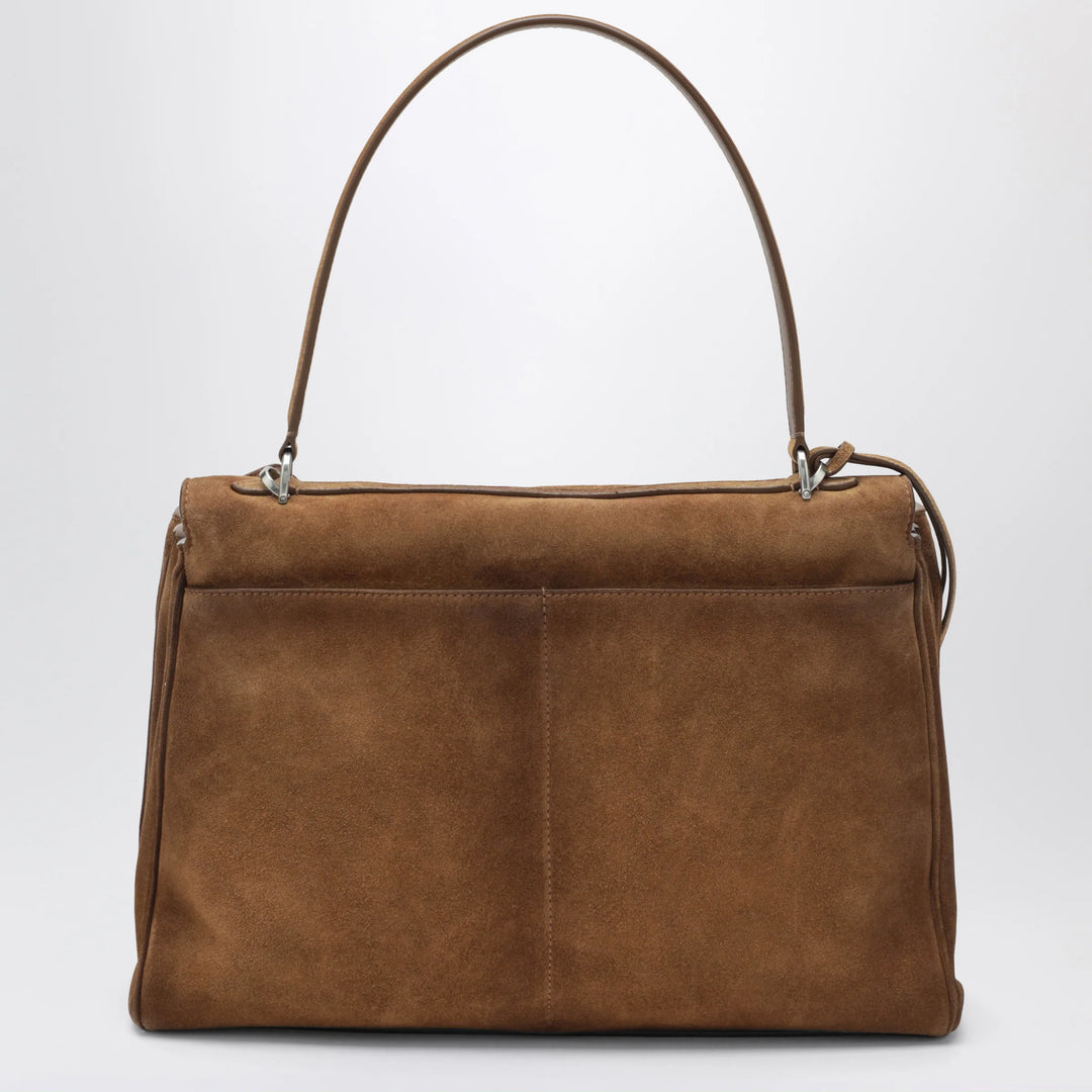 Balenciaga - Rodeo medium beige suede bag