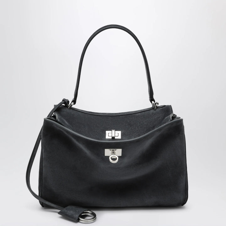 Balenciaga - Rodeo small bag in grey calf leather