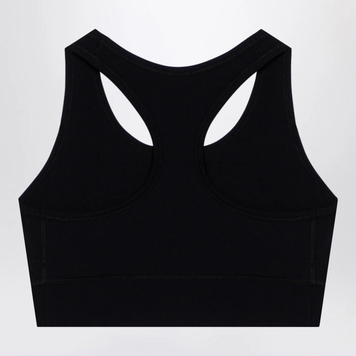 Balenciaga - Black Activewear sleeveless top in matt nylon blend