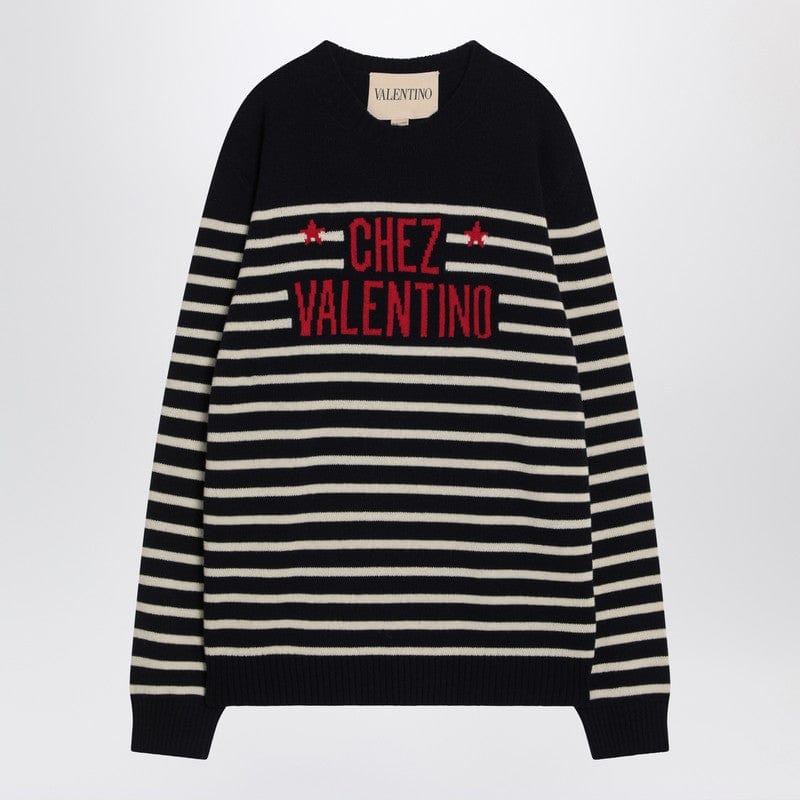 Knitwear Sweater with jacquard pattern Chez Valentino Brand