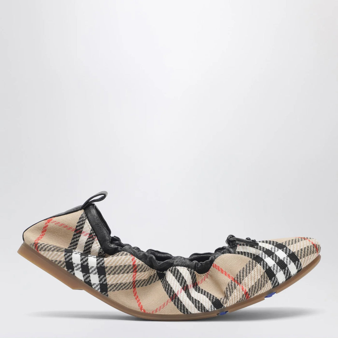 Burberry - Fawn Check ballet flats beige