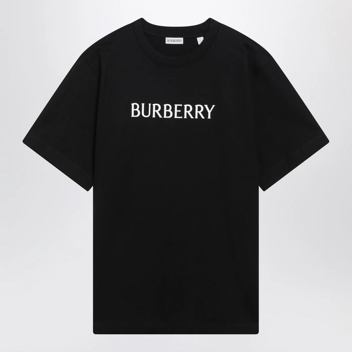 Burberry - Black T-shirt with logo print