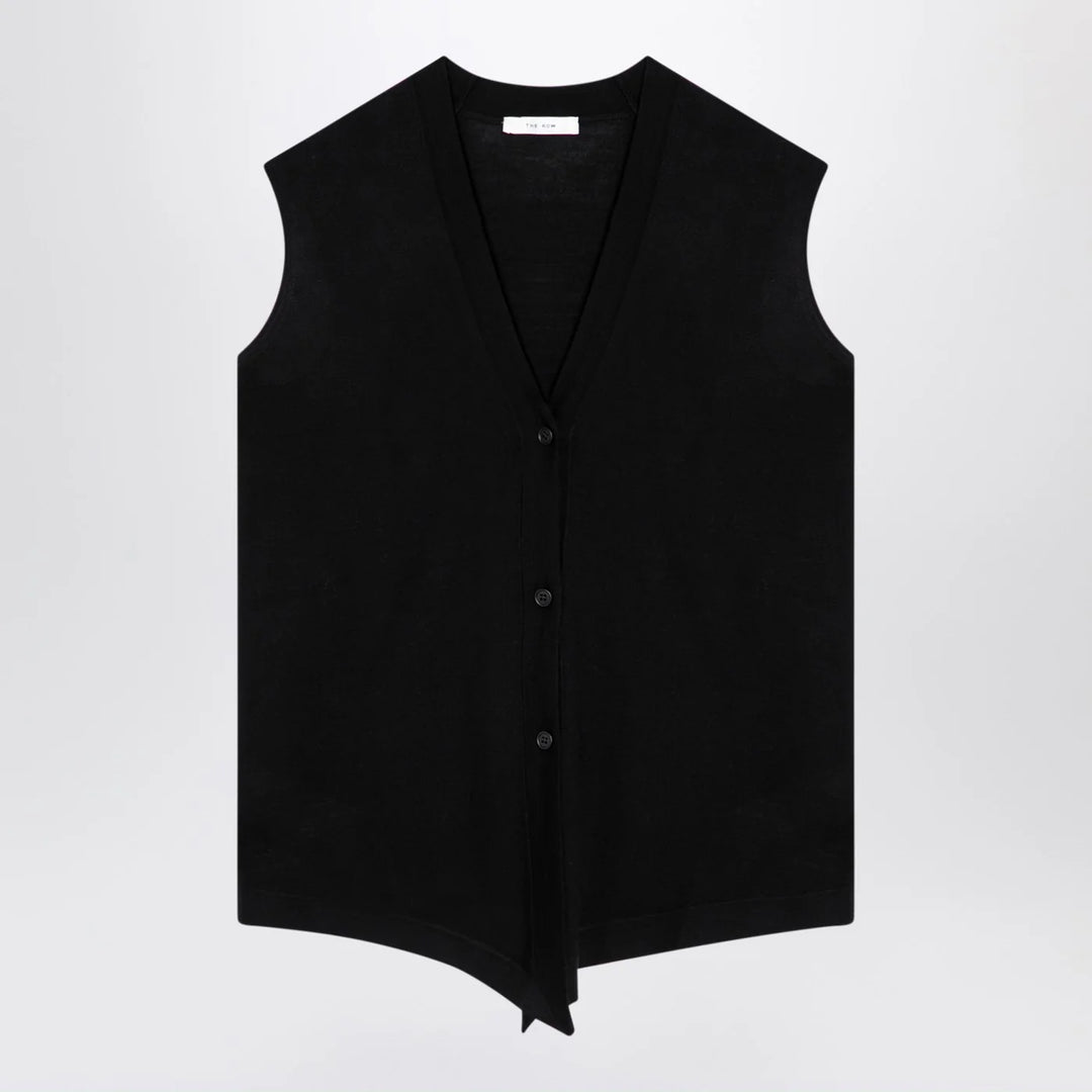The Row - Black wool Waistcoat cardigan