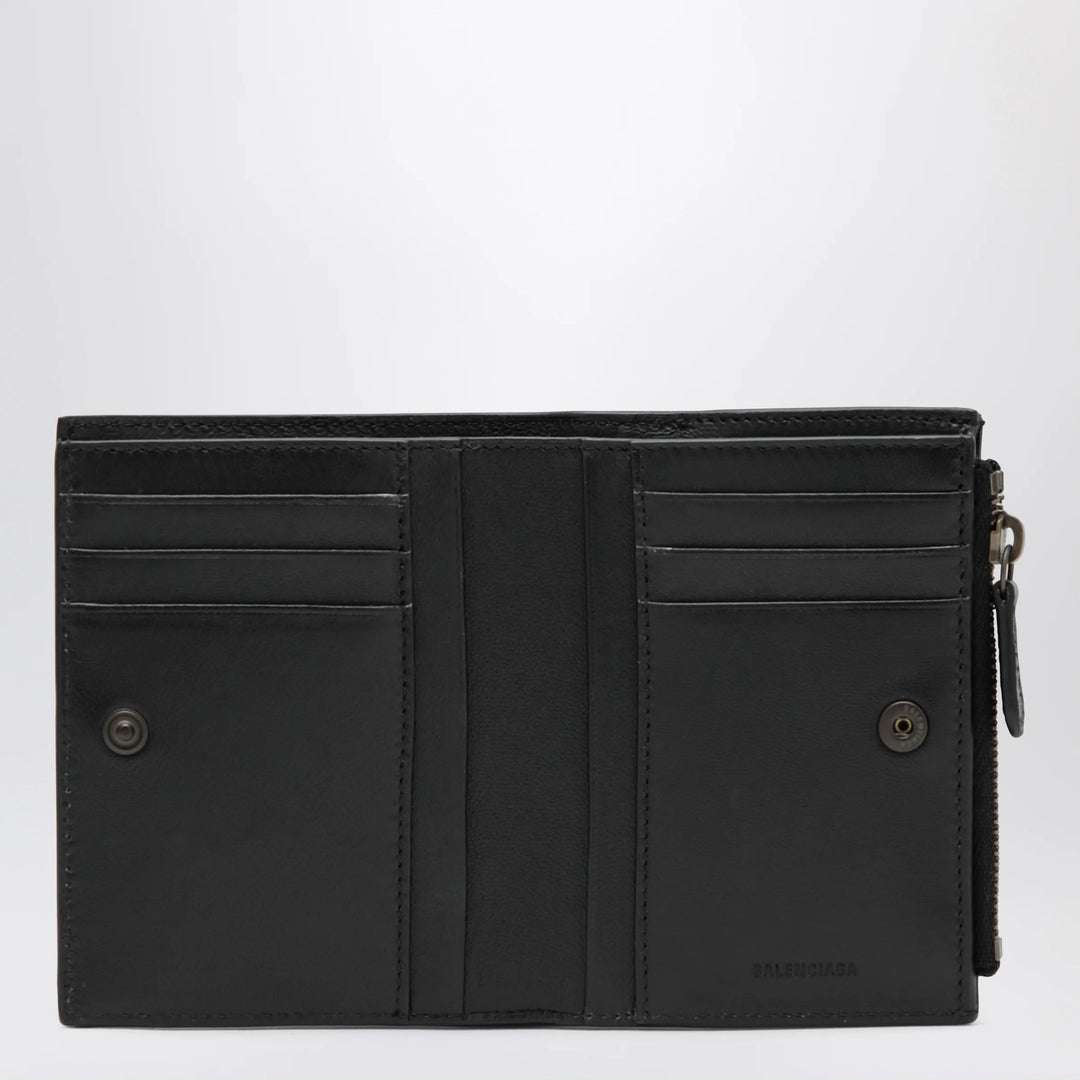 Balenciaga - Le City bi-fold lambskin wallet in black