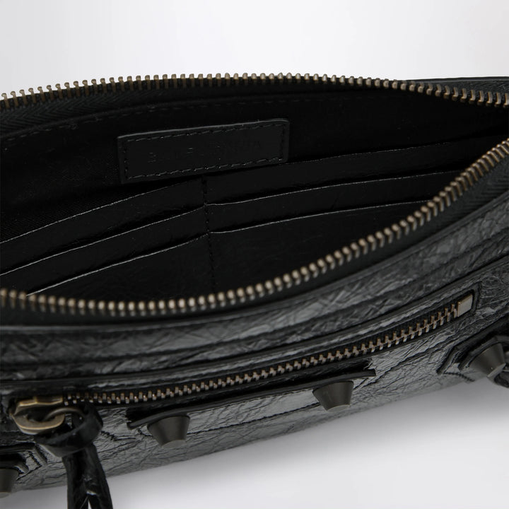 Balenciaga - Le City black Arena lambskin pouch