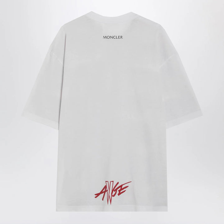 Moncler X A$AP Rocky - Red cotton T-shirt with digital print