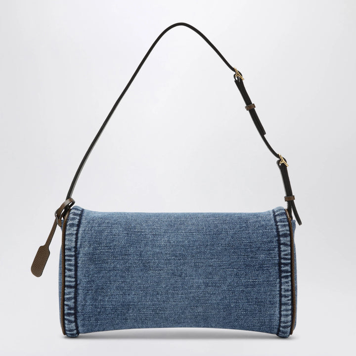 Valentino Garavani - Small DeVain denim shoulder bag