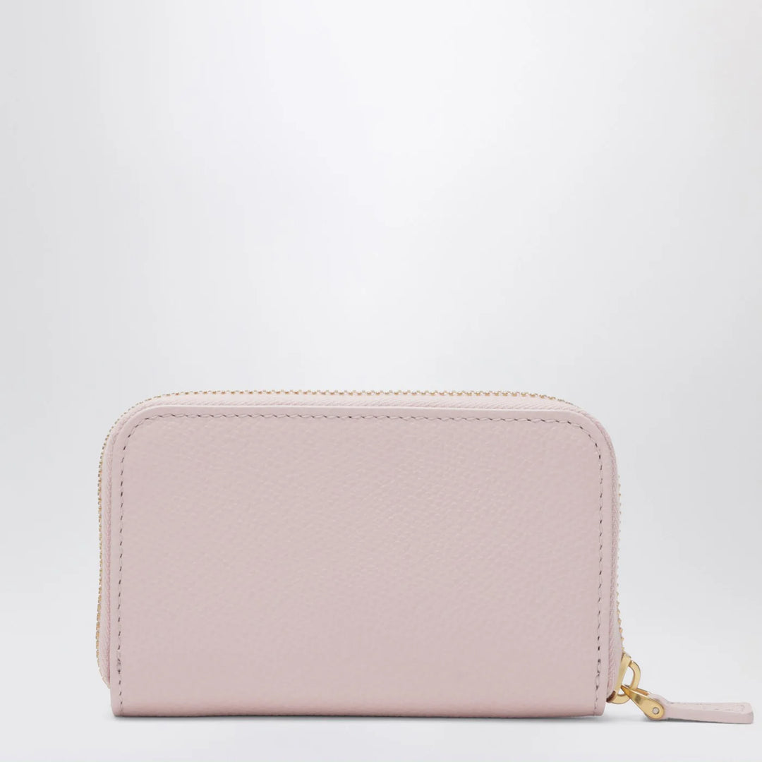 Valentino Garavani - Quartz pink Cherryfic zip-around wallet