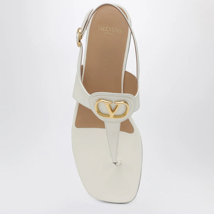 Valentino Garavani - Ivory VLogo Signature Thong Sandals