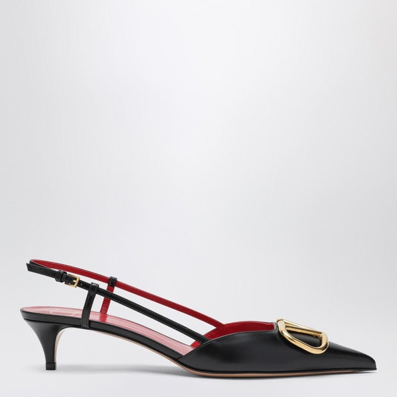 Shoes Valentino - Black Vlogo Signature slingback pumps - 40 IT Brand