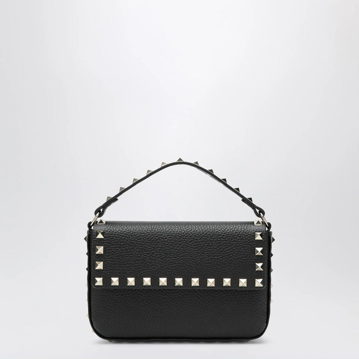 Valentino Garavani - Rockstud pouch in grained calfskin leather, black