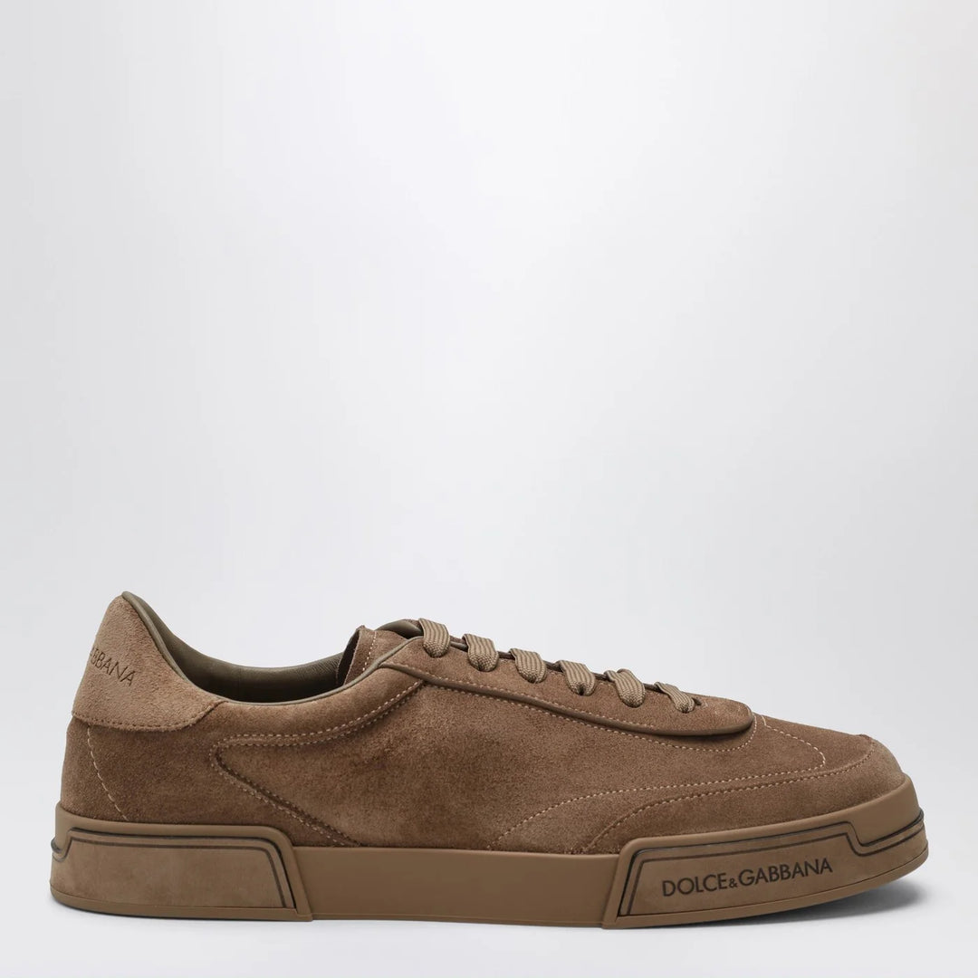 Dolce&amp;Gabbana - Portofino Light Sneakers in hazelnut suede