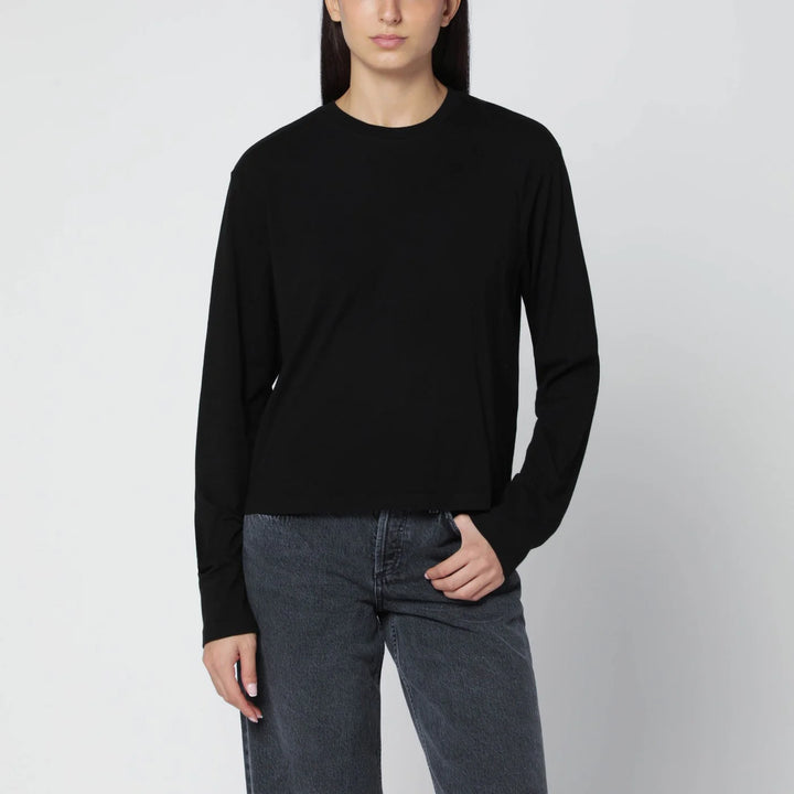 AGOLDE - Black organic cotton top