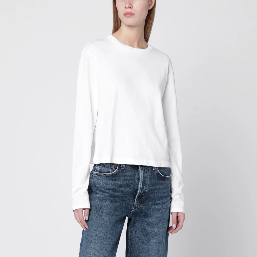 AGOLDE - White organic cotton top