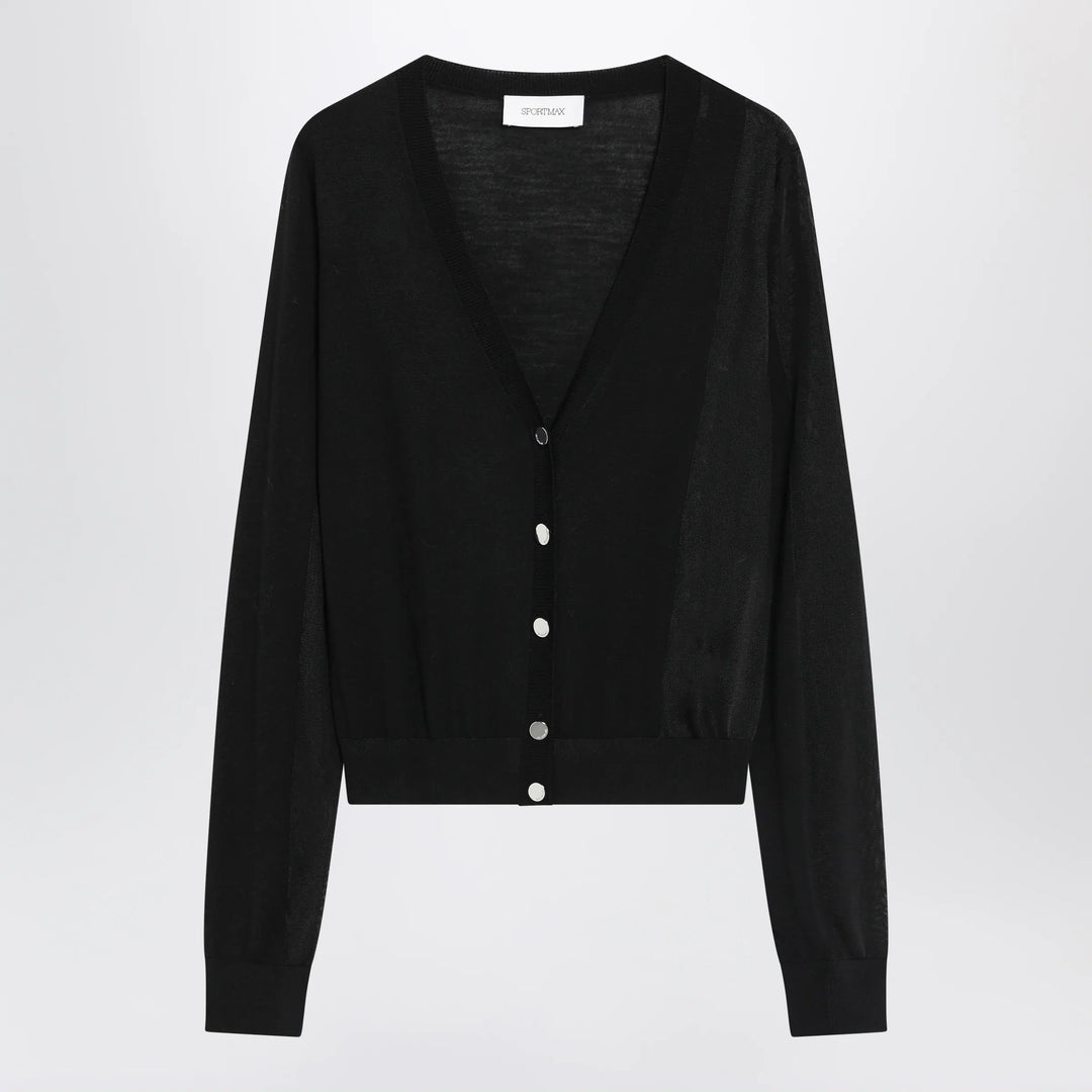 Sportmax - Black wool cardigan