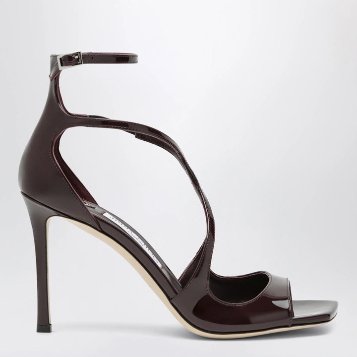 Jimmy Choo - Azia sandals in deep red patent leather