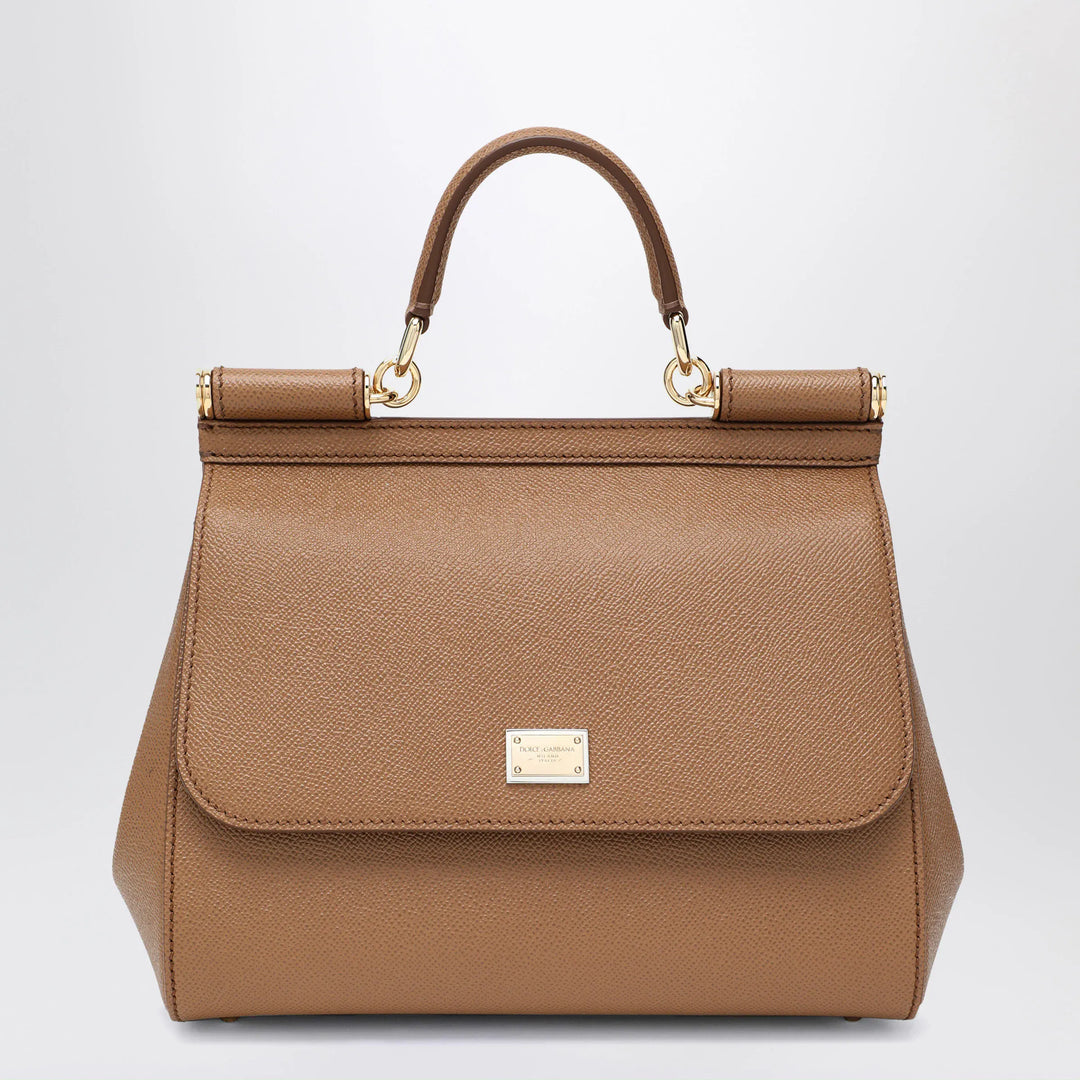 Dolce&amp;Gabbana - Large caramel Sicily Hand Bag