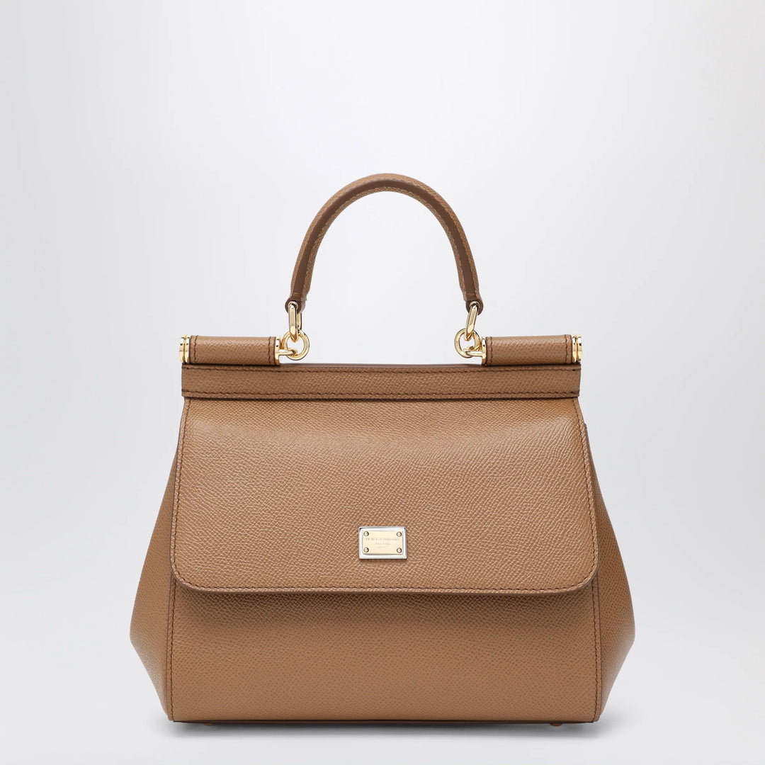 Dolce&amp;Gabbana - Medium caramel Sicily Hand Bag