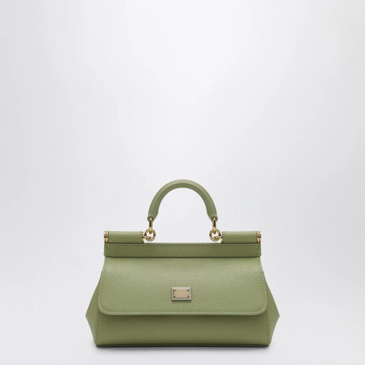 Dolce&amp;Gabbana - Sicily small top handle bag in sage green