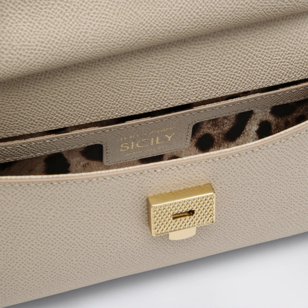 Dolce&amp;Gabbana - Small Sicily top-handle bag in blush pink