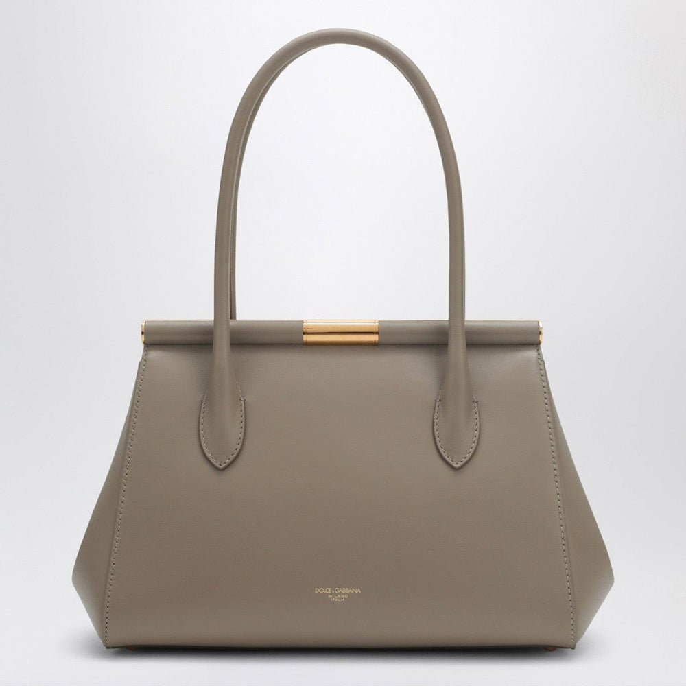 Handbag UNI Dolce & Gabbana Marlene handbag in taupe colour Brand