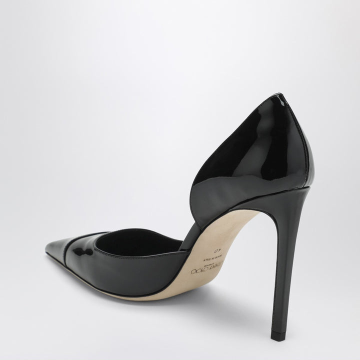 Jimmy Choo Brigitte 100 pumps in black patent leather