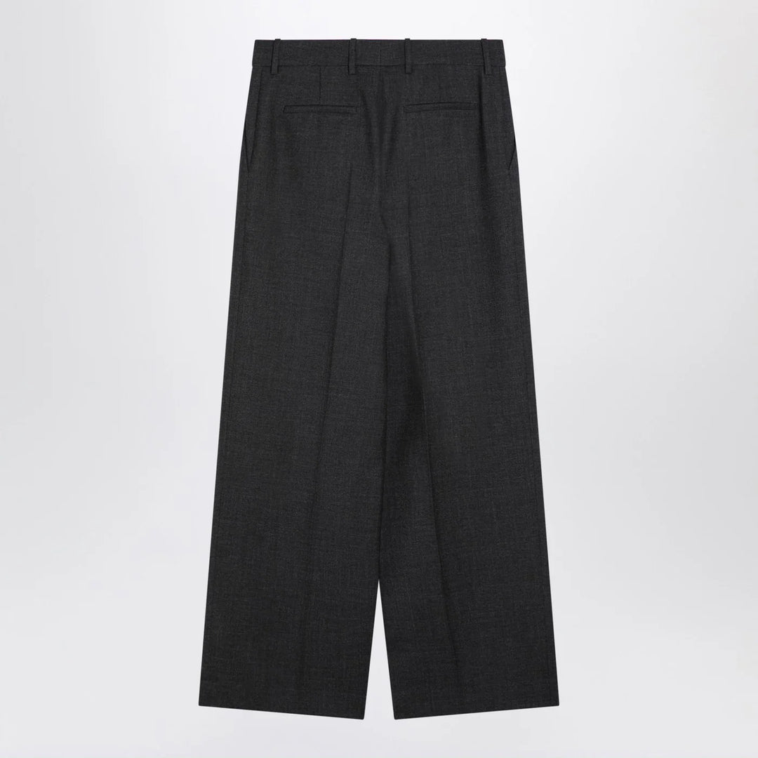 Givenchy - Dark grey wool wide trousers