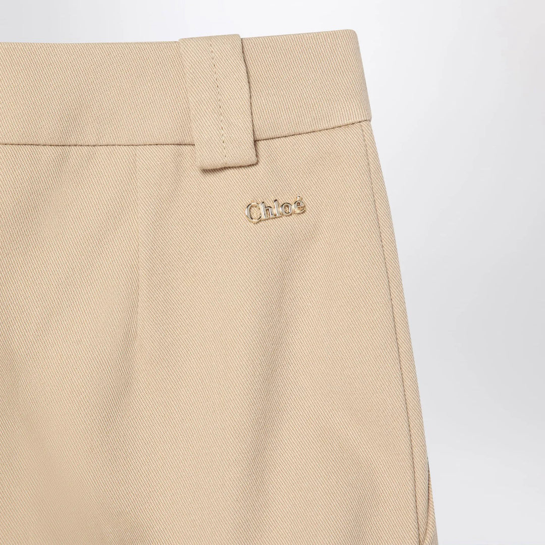 Chloé - Beige cotton cargo pants