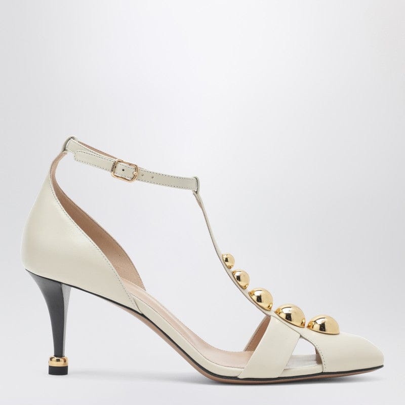 Shoes Chloé - Cleia ivory heeled sandals - 37,5 IT Brand