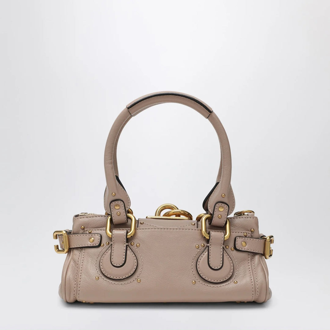 Chloé - Small pink leather Paddington bag