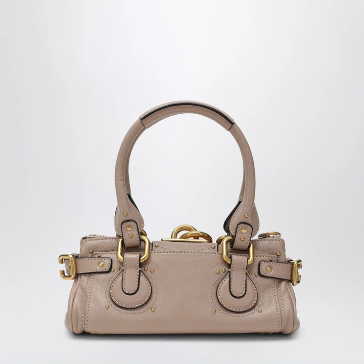 Chloé - Small pink leather Paddington bag