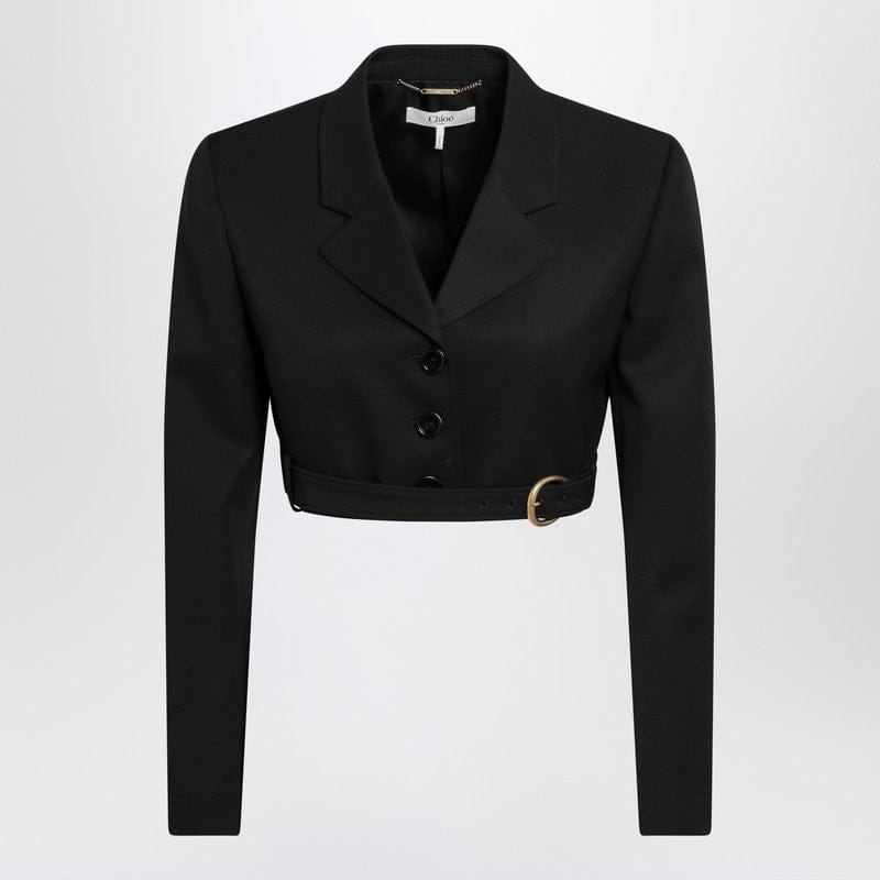 Coats & Jackets Chloé - Black cropped Spencer jacket - 38 FR Brand