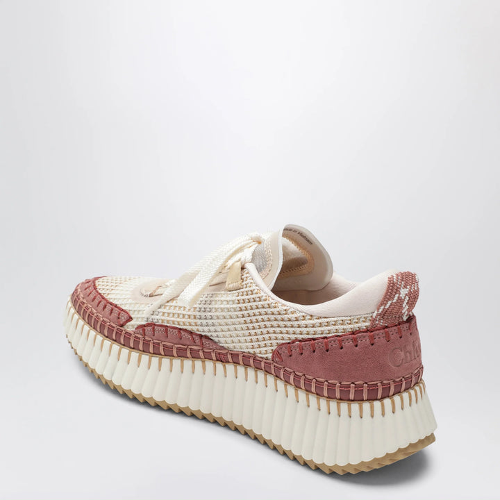 Chloé - Nama sneakers in rosy beige