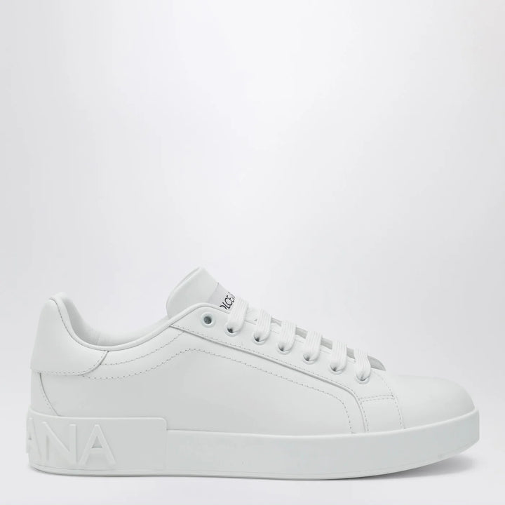 Dolce&amp;Gabbana - White Portofino Sneakers in leather