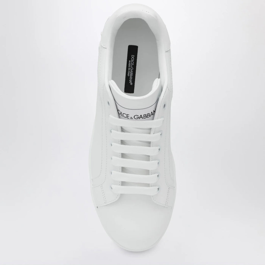 Dolce&amp;Gabbana - White Portofino Sneakers in leather