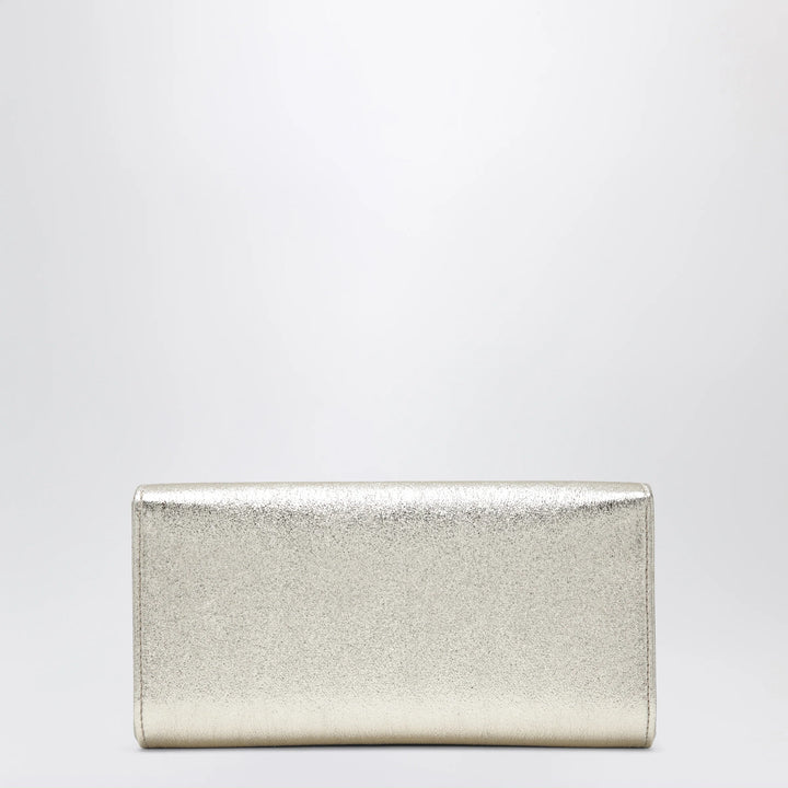 Jimmy Choo - Emmie Brilliance fabric clutch in platinum ice