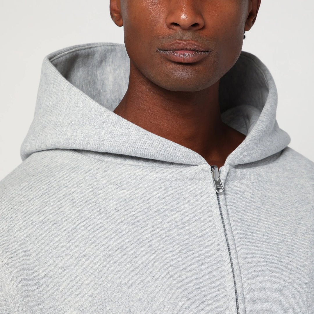 Entire Studios - Grey zip cotton sweatshirt