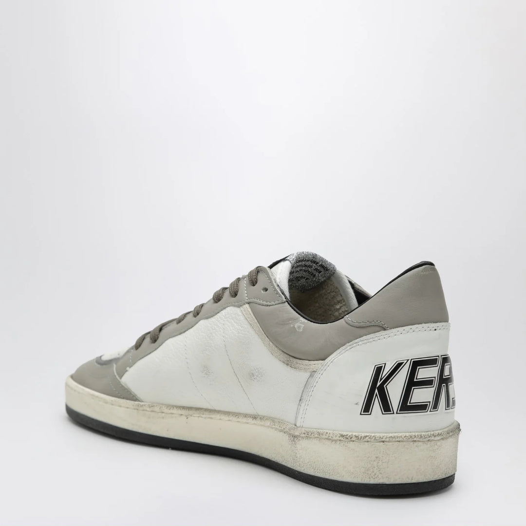 Golden Goose - Ball Star Sneakers white/taupe/burgundy