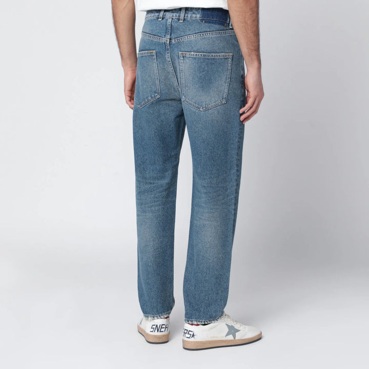 Golden Goose - Washed-effect blue jeans
