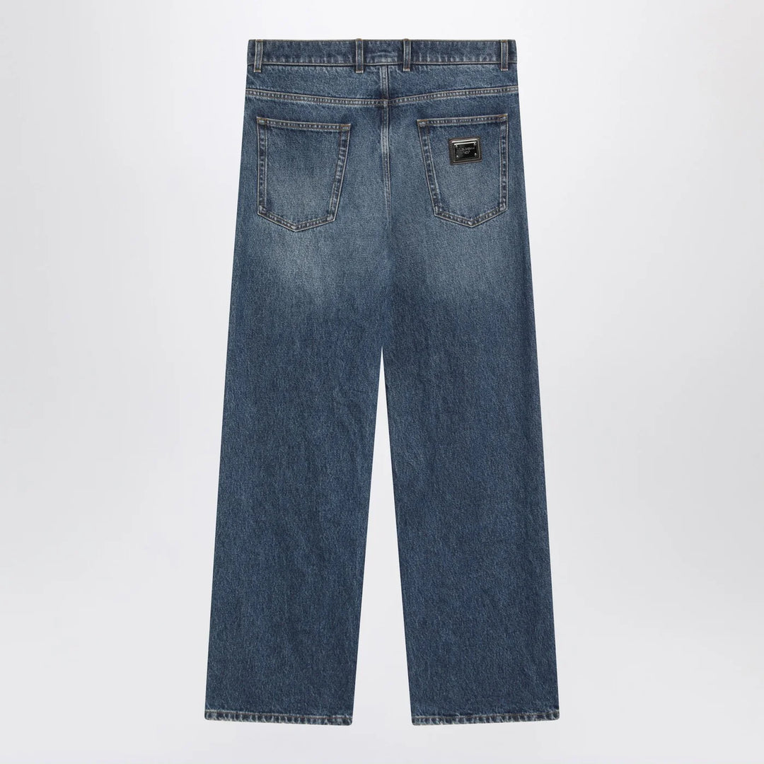 Dolce&amp;Gabbana - Blue washed over jeans