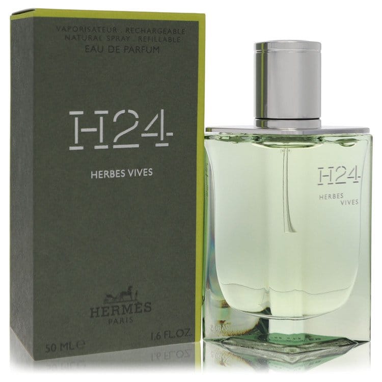 Perfume & Cologne 50 ml Eau De Parfum Refillable Spray Hermes H24 Herbes Vives Eau De Parfum Refillable Spray By Hermes Brand