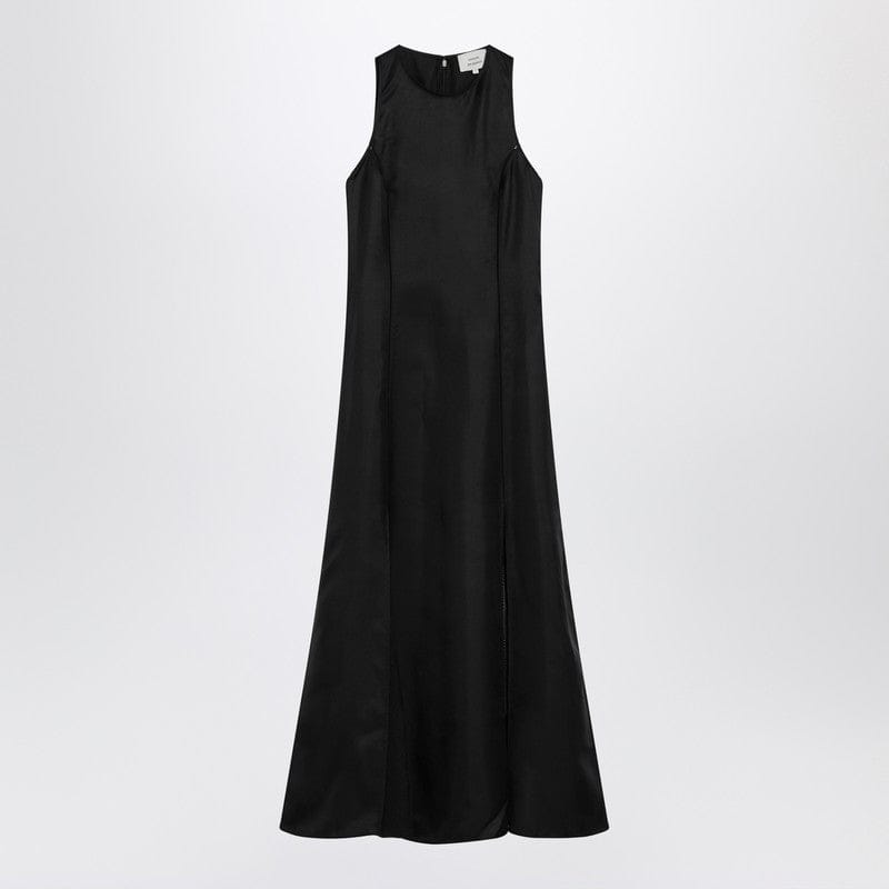 Dresses LouLou De Saison - Abito Iraka in twill di seta nero - S Brand