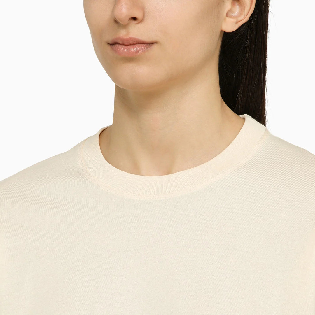 LouLou De Saison - Ivory cotton crew-neck jumper