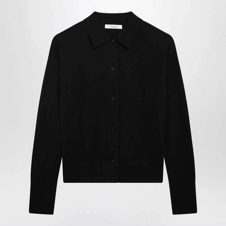 Max Mara - Black wool-blend cardigan