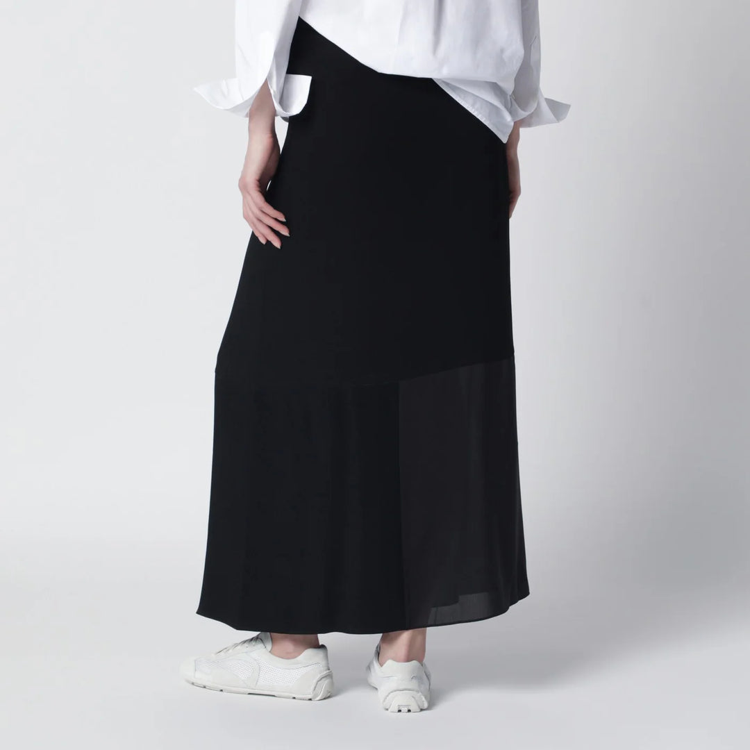 6397 - Black patchwork skirt