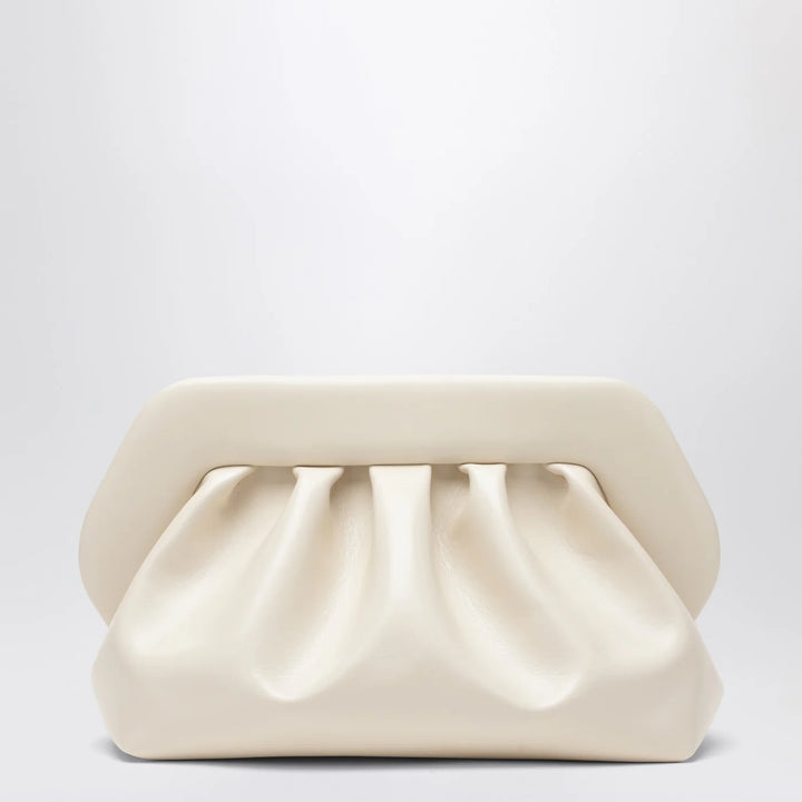 THEMOIRè - Large Tia clutch in butter color
