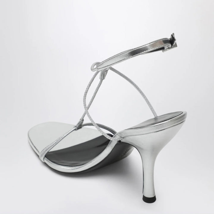 Jude - Mixer sandal in silver leather