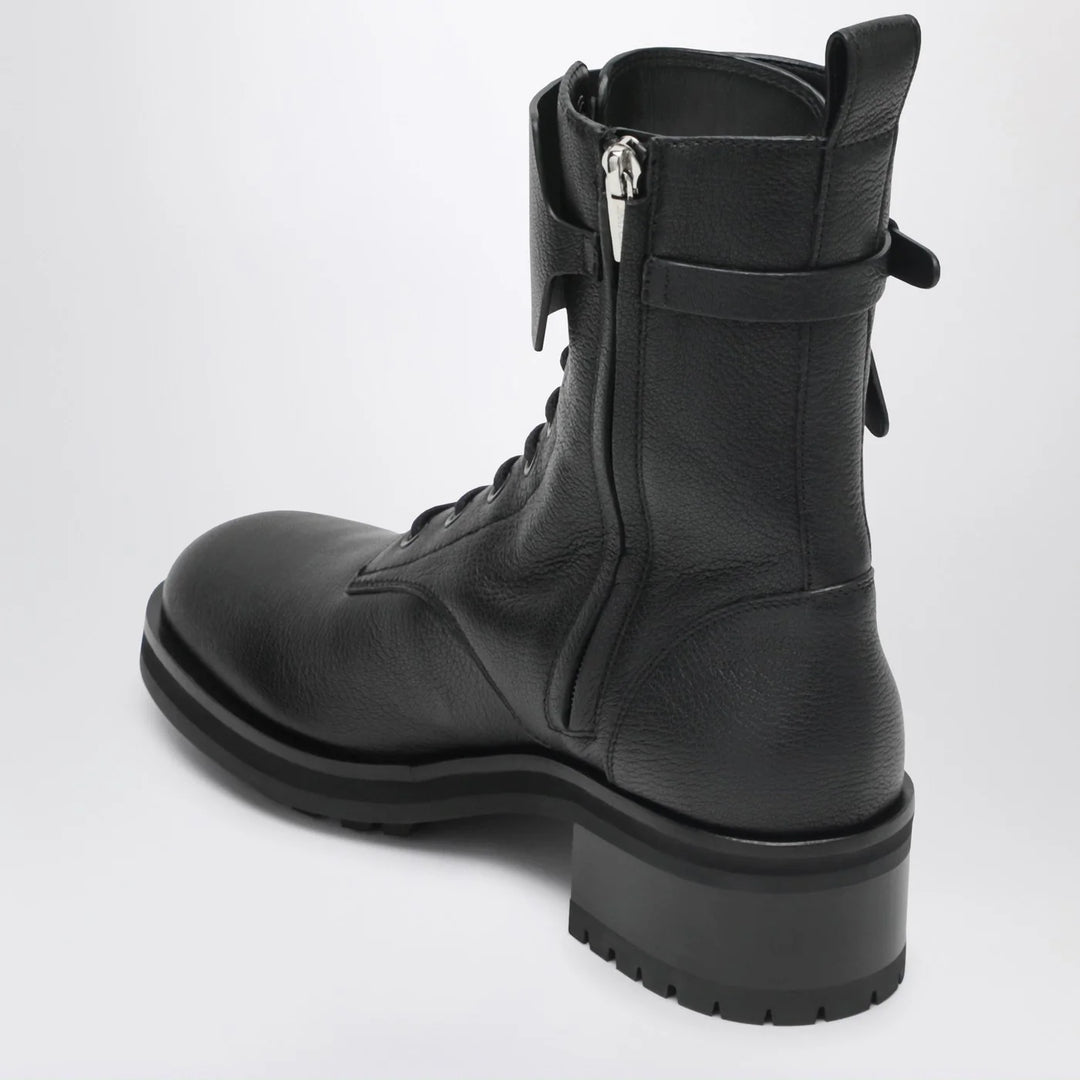 Jimmy Choo - Rosabel Flat black leather ankle boots