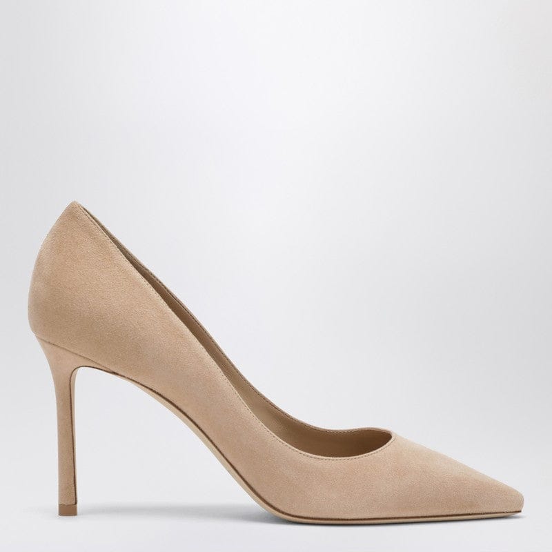 Shoes Jimmy Choo - Romy 85 light beige suede pumps - 37 IT Brand